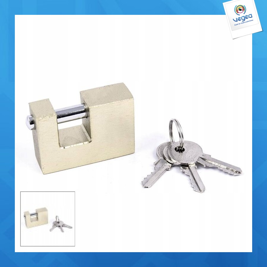 Cadenas promotionnel en laiton de 70mm