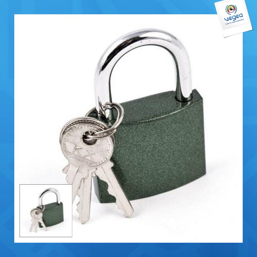 Cadenas promotionnel breveté pour un système de clé de 40mm