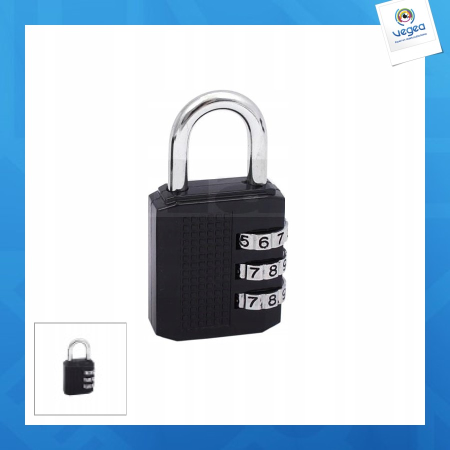 Cadenas à combinaison personnalisable 31mm, peint