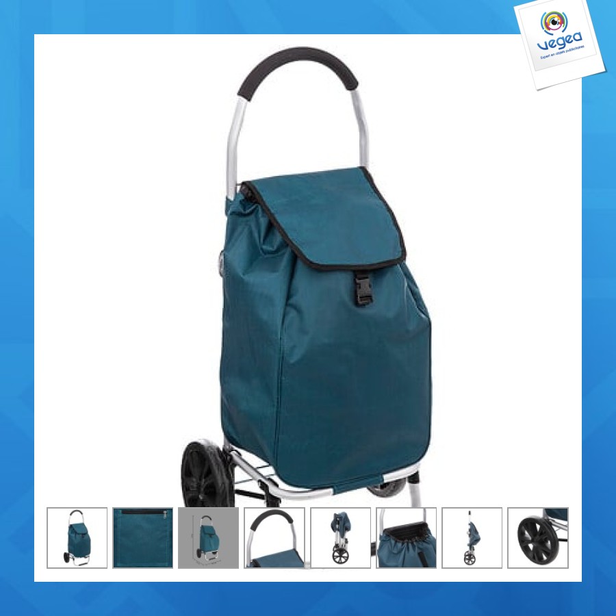 Chariot personnalisable 2roues alu petr, bleu