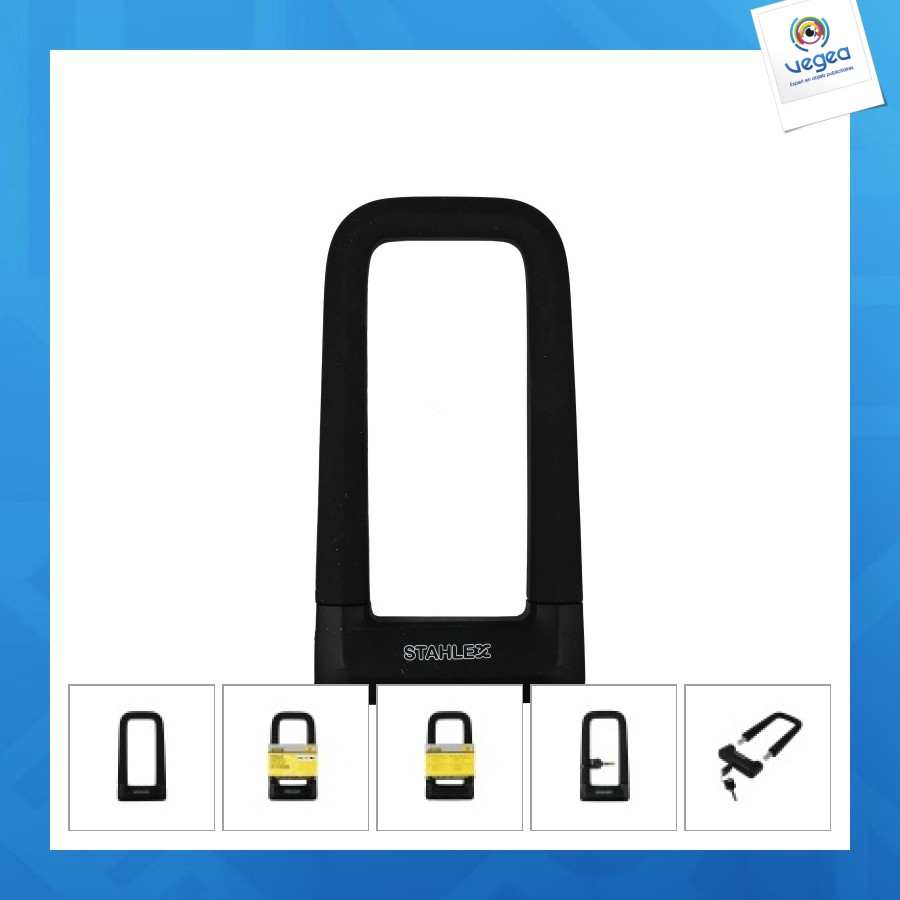 Antivol promotionnel en u 626 67x158mm