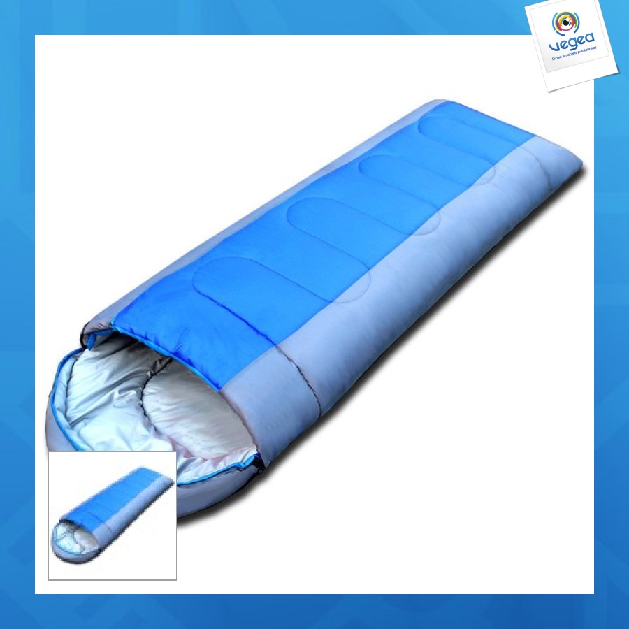 Sac de couchage publicitaire globalisimo bleu