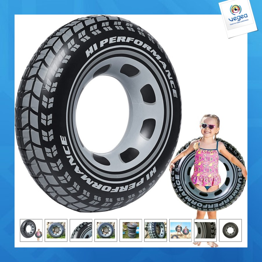 Petite bouée gonflable publicitaire de 50cm pour enfant