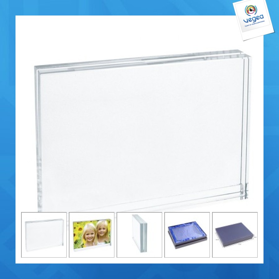 Cadre photo personnalisé glass - photo 160x90 mm