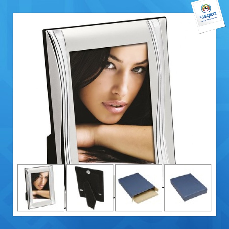 Cadre photo personnalisé vage - 90x130 mm