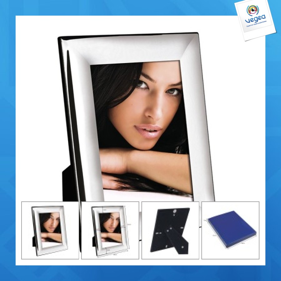 Cadre photo personnalisable lisse et simple- 200x250 mm