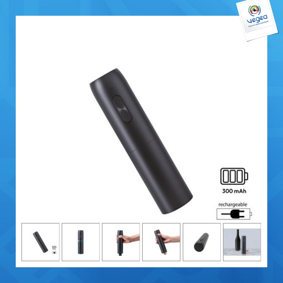 Tire-bouchon électrique promotionnel rechargeable 'huasco'