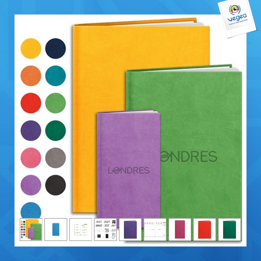 Agenda de poche personnalisable londres