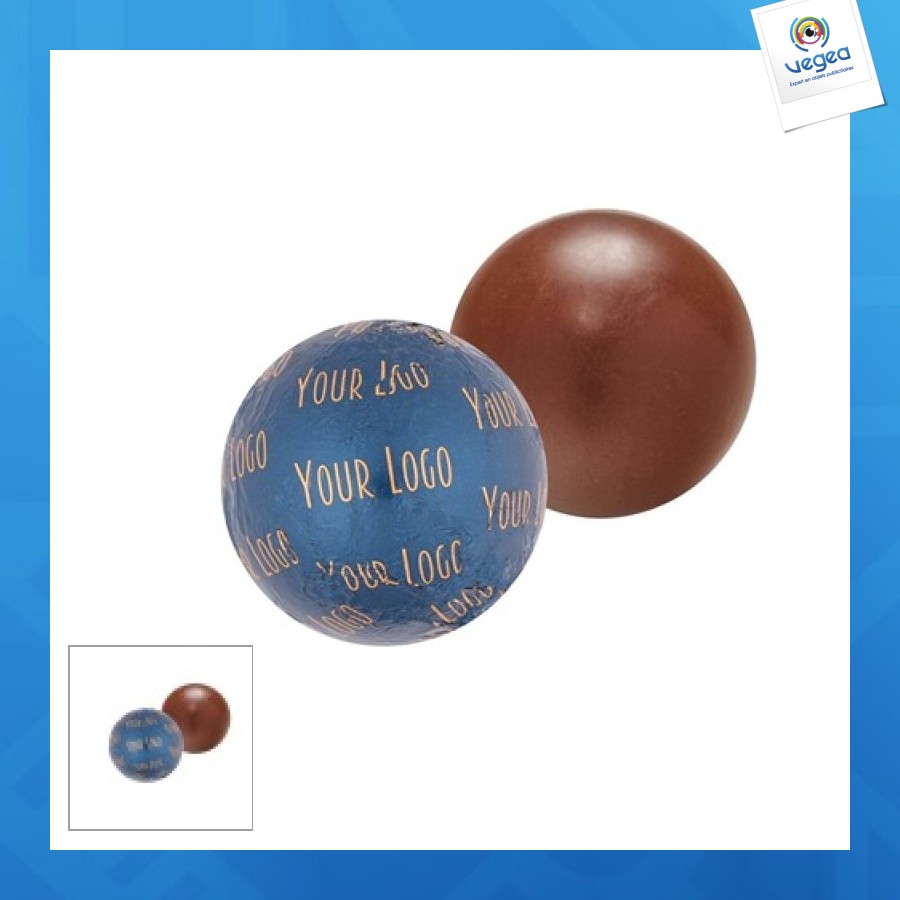 Boule de chocolat avec logo 30 g