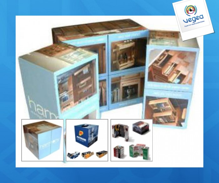 Cube magique 5cm / puzzle magique 9 faces