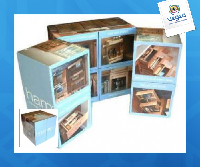 Cube magique 7cm / puzzle magique 9 faces