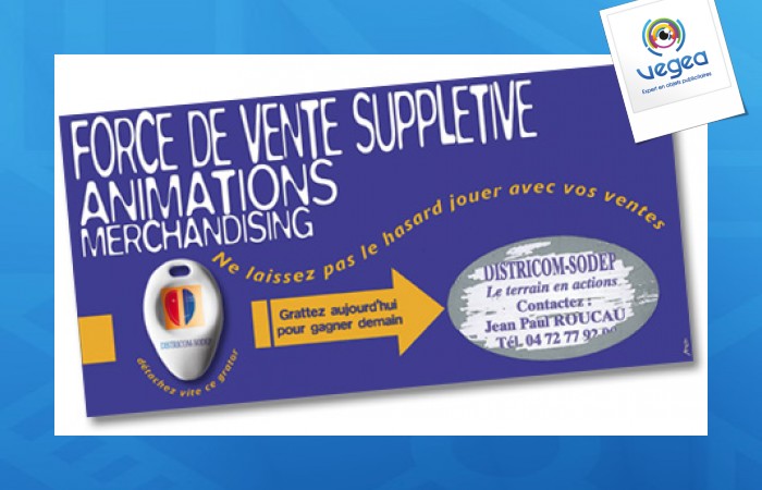 Mailing à gratter