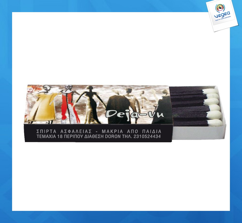 Boîte personnalisable de 15-17 allumettes