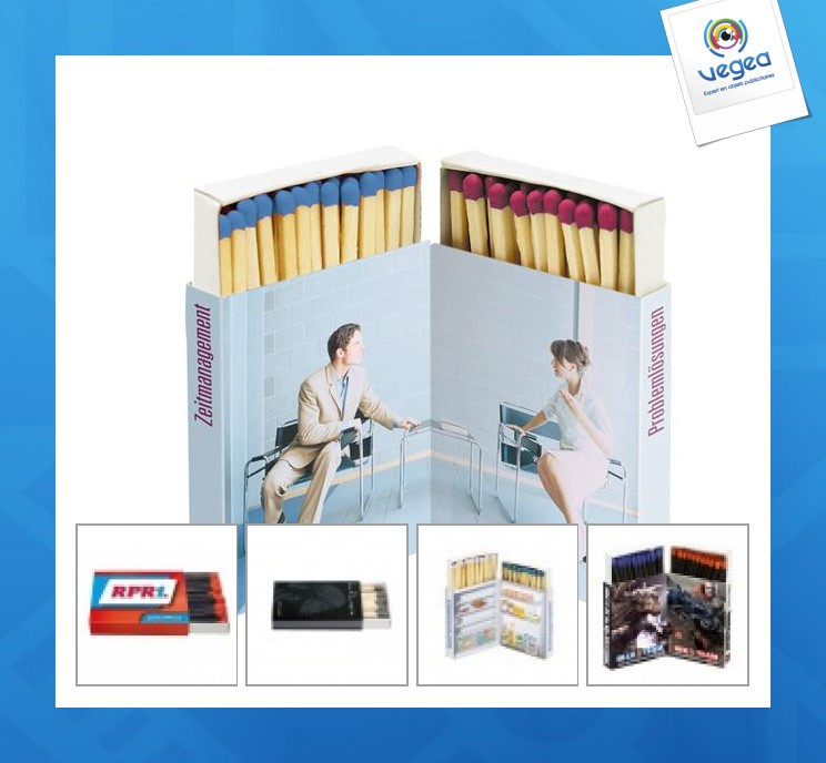 Boîte personnalisable de 22-24 allumettes