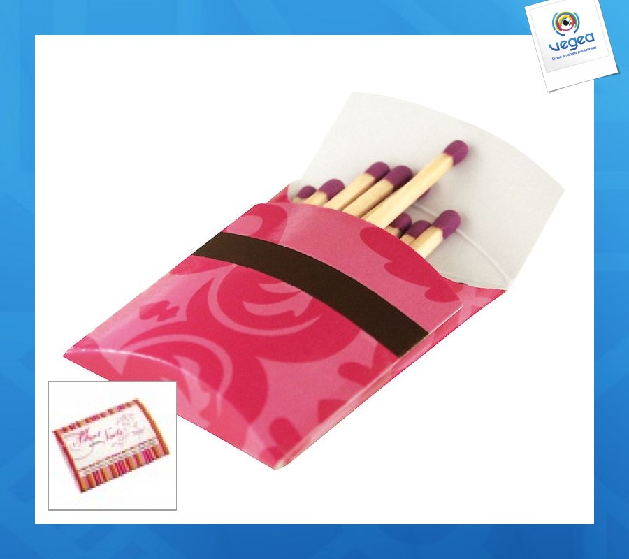 Boîte avec logo de 14-16 allumettes