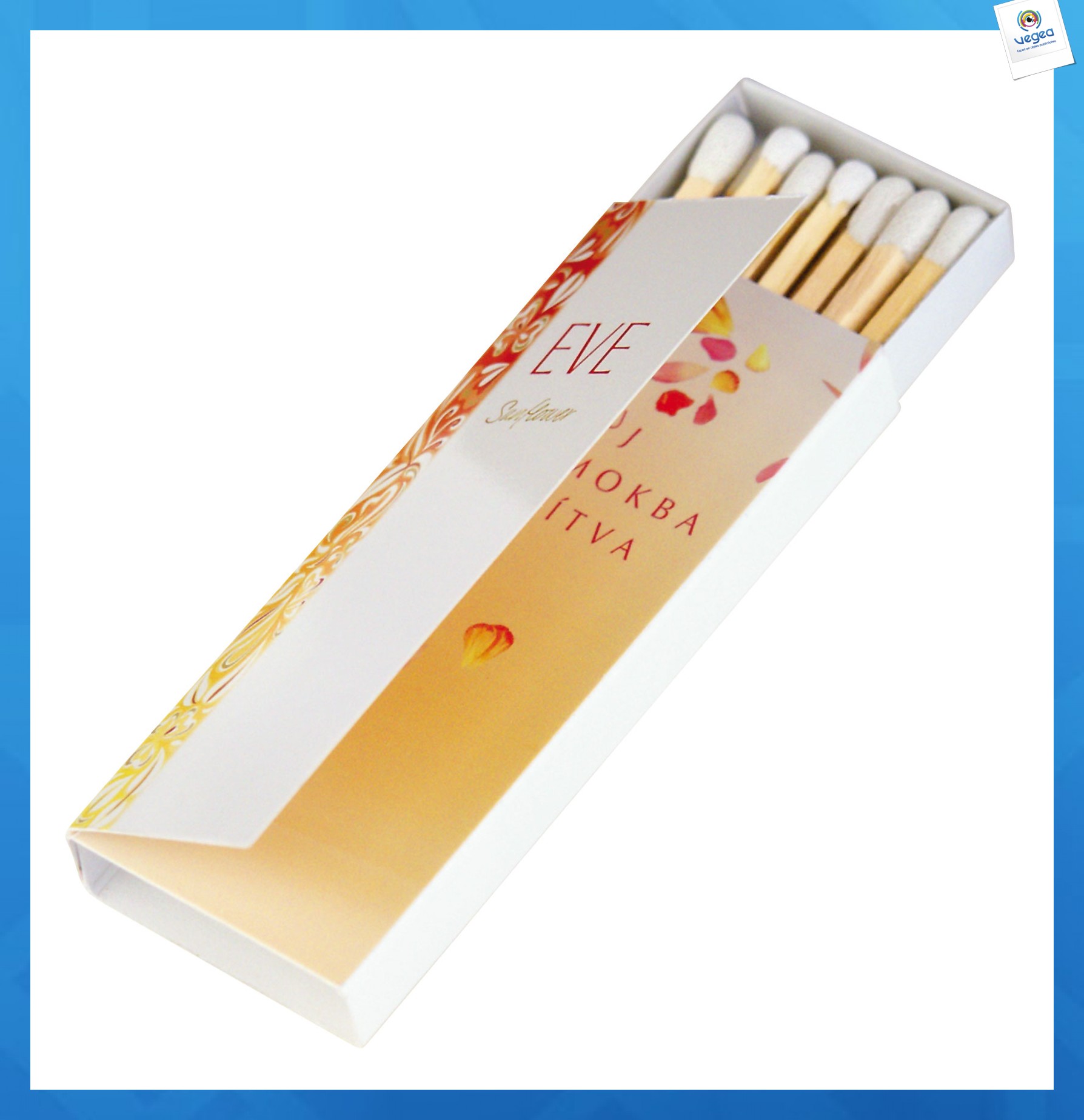 Boîte personnalisable de 13-14 allumettes ordinateur