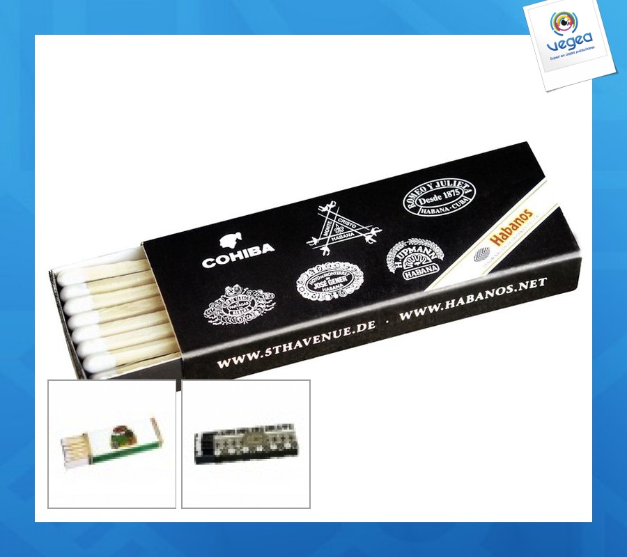 Boîte promotionnelle de 20 allumettes