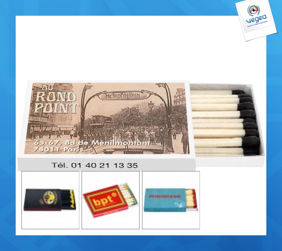 Boîte personnalisée de 18-20 allumettes