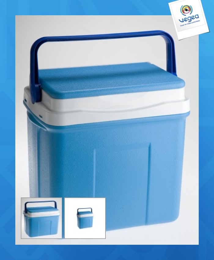 Glacière rigide publicitaire 23l 39x39x28.5cm