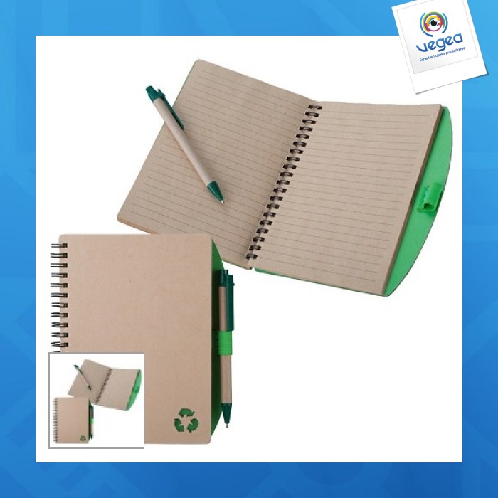Cahier conférencier recyclé