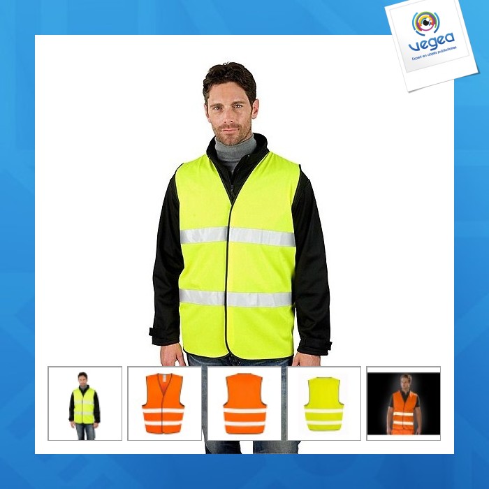 Gilet de sécurité avec logo automobiliste