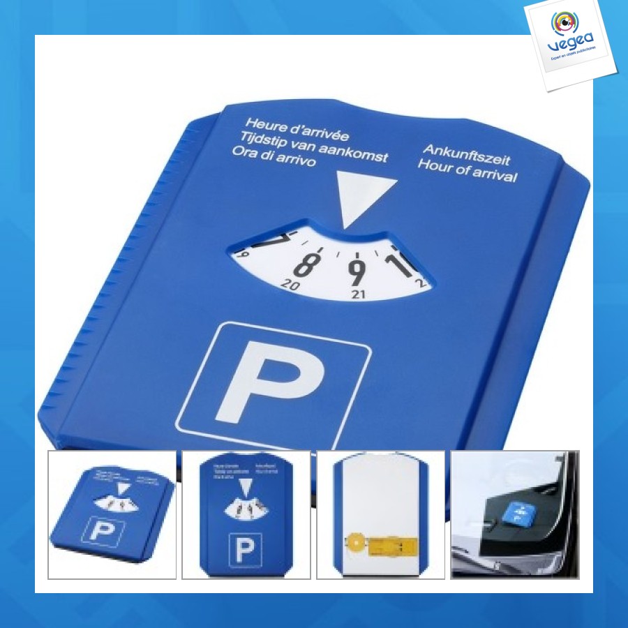 Disque de stationnement personnalisable 5 en 1 spot