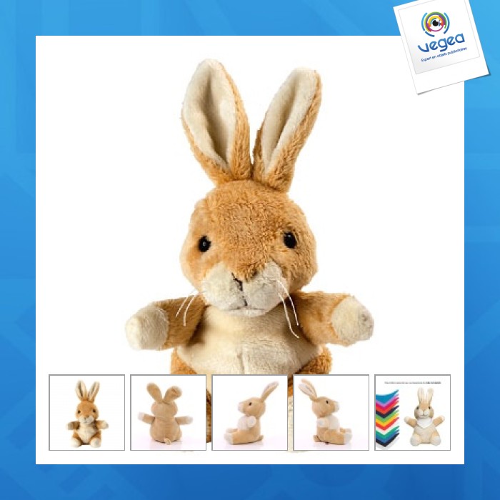 Peluche lapin publicitaire - mbw
