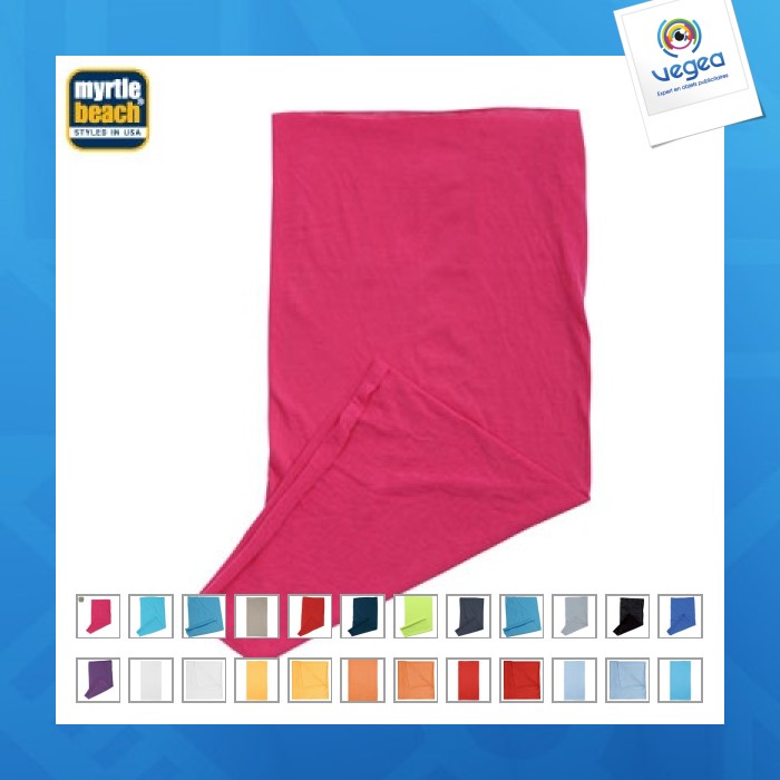 Tour de cou personnalisable multifonction polyester