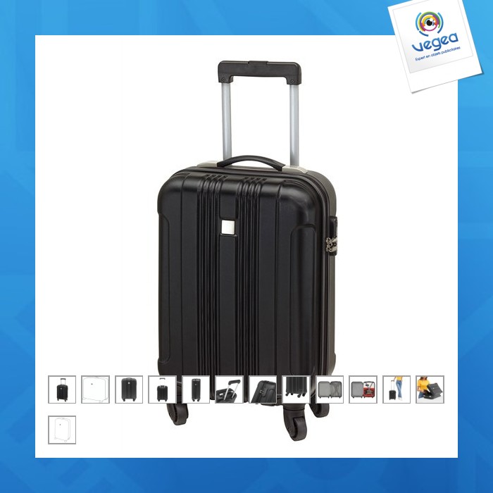 Trolley-boardcase abs 4 roues 35x20x55cm