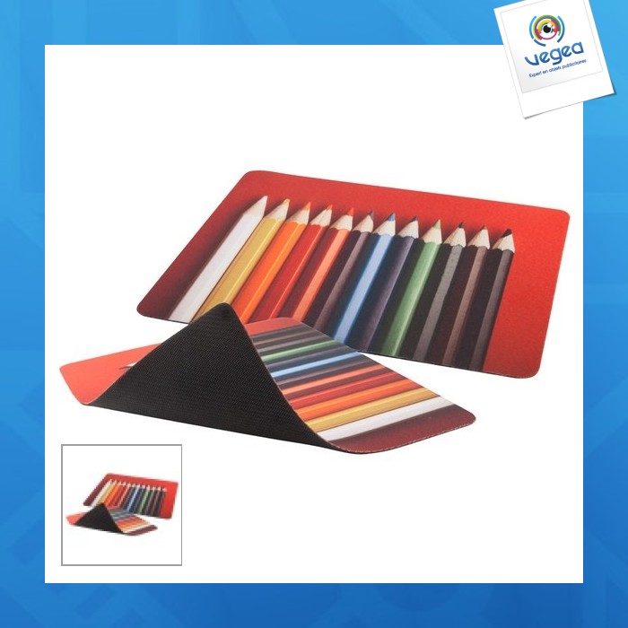 Tapis de souris publicitaire classique quadri