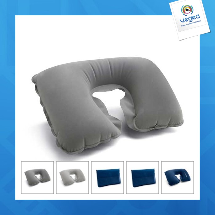 Coussin de voyage personnalisé gonflable
