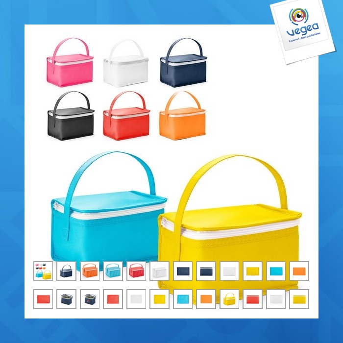 Sac isotherme publicitaire 6 canettes