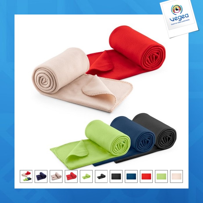 Couverture polaire personnalisée 145x95mm