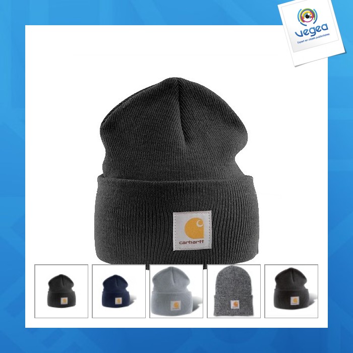 Bonnet tricoté avec revers carhartt