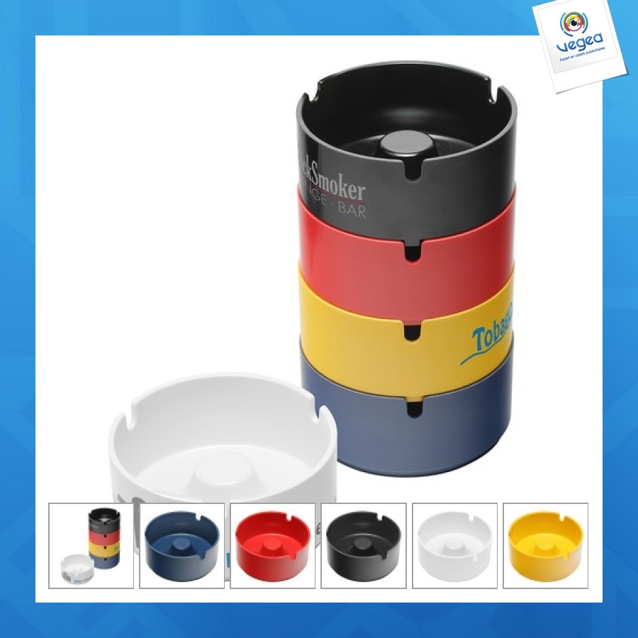 Cendrier personnalisable empilable