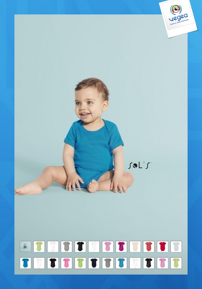 Body personnalisable coton bébé