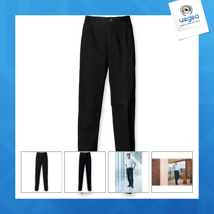 Pantalon chino personnalisé homme henbury