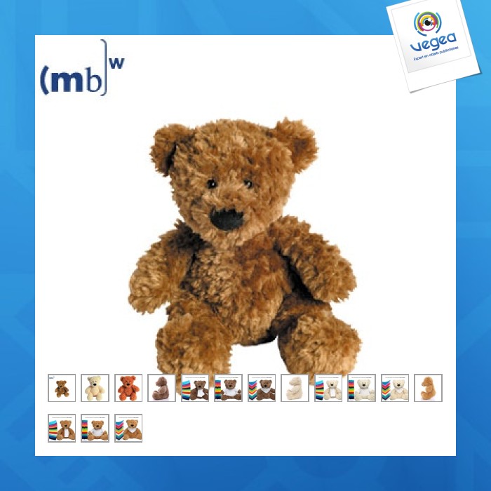 Peluche ours personnalisable - mbw