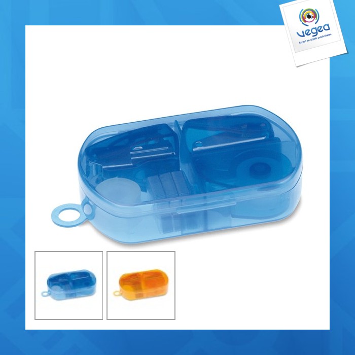 Set papet. en boîte plastique