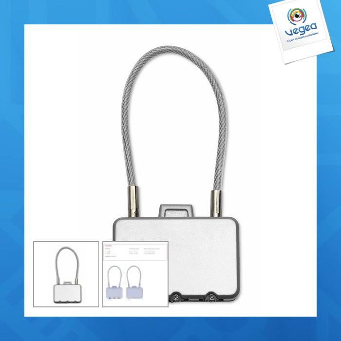 Cadenas avec logo pour valise