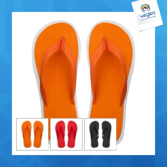 Paire de tongs promotionnelles unisexe eva