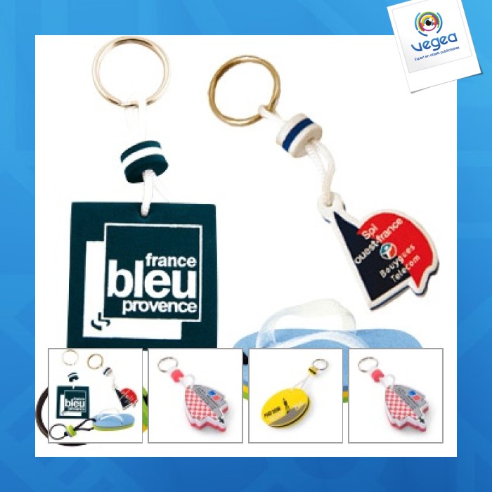 Porte-clés en mousse personnalisable eva 40x20mm