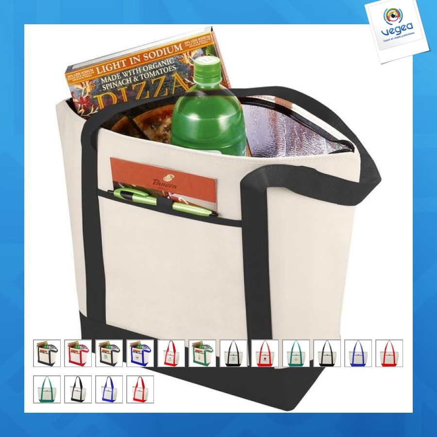 Sac isotherme publicitaire non-tissé lighthouse 21l