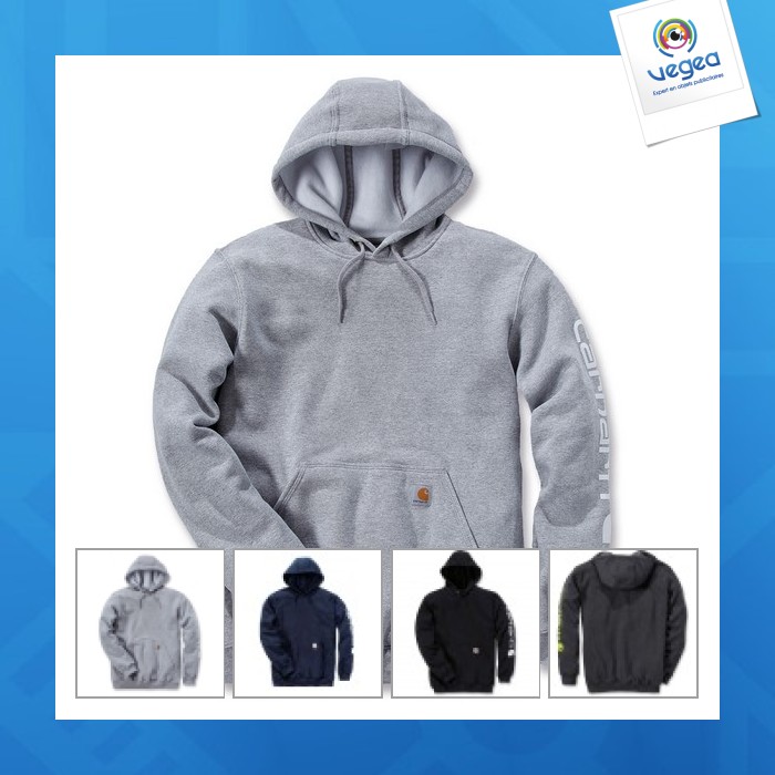 Sweat à capuche logotypé