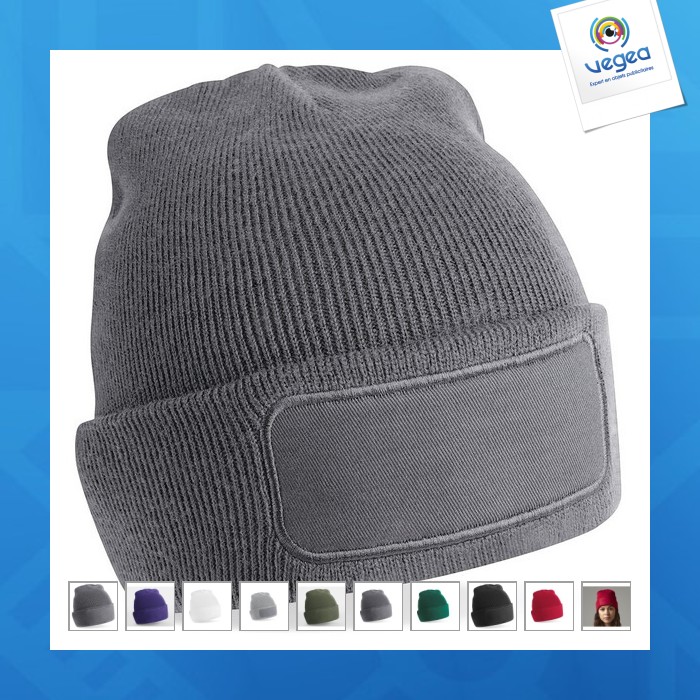 Bonnet personnalisé avec zone de marquage