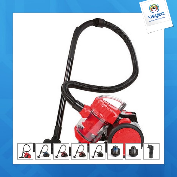 Aspirateur avec logo multi-cyclonique sans sac