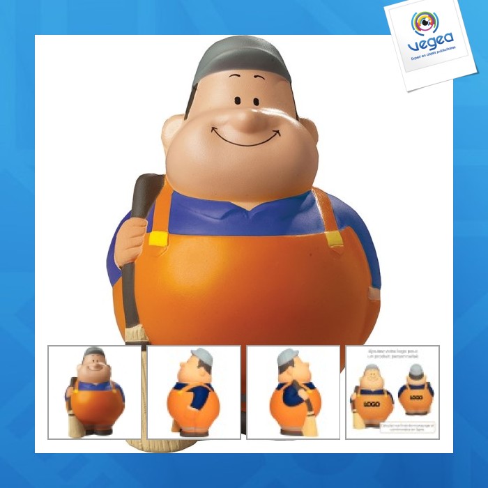 Squeezie monsieur bert personnalisable balayeur - mbw