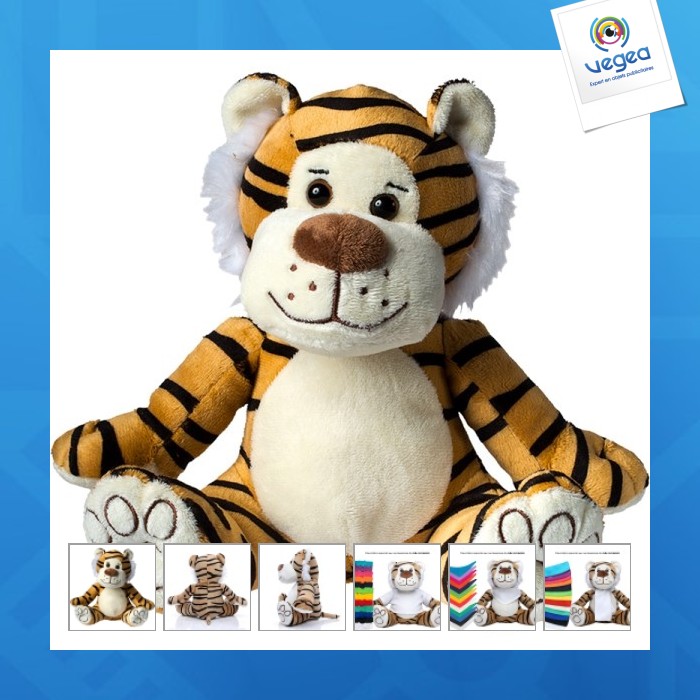 Peluche personnalisée tigre - mbw