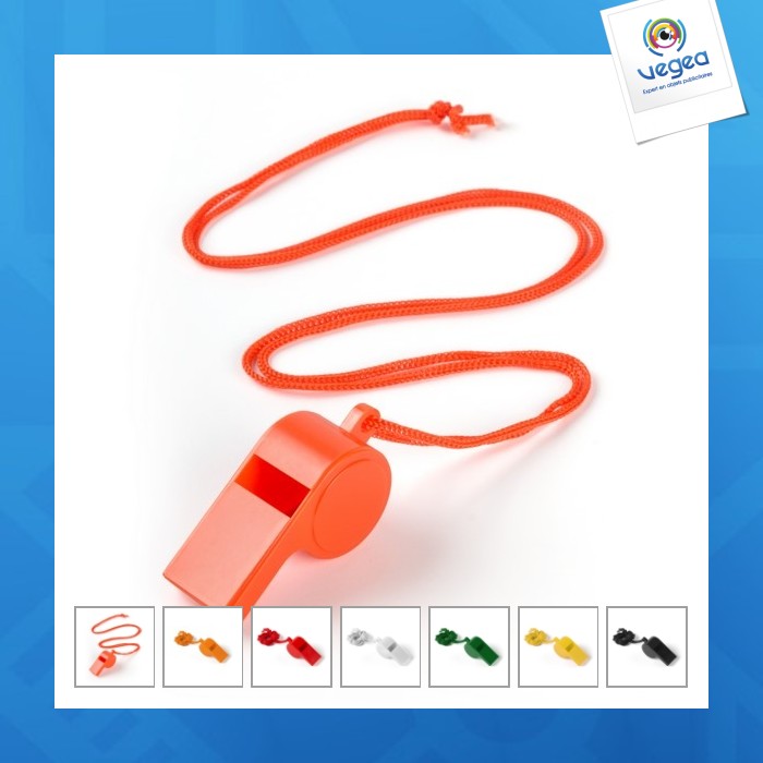 Sifflet en plastique personnalisable