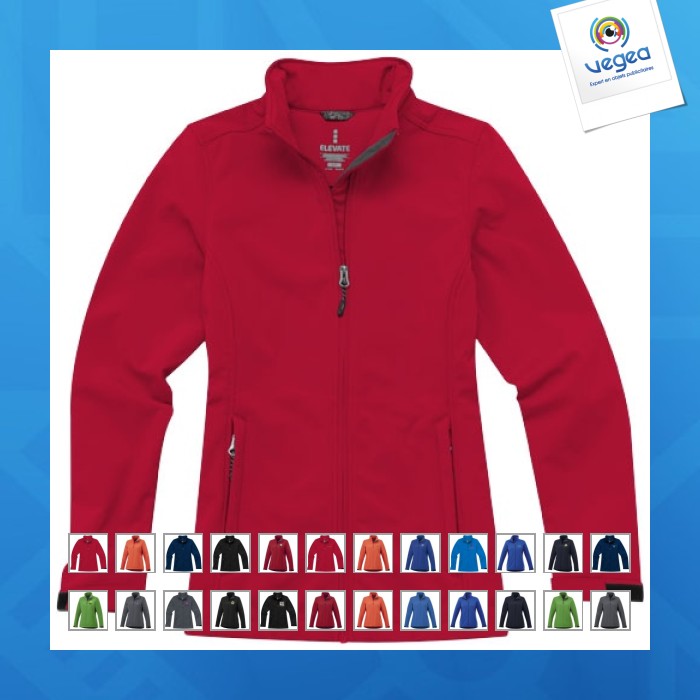 Veste softshell publicitaire femme maxson